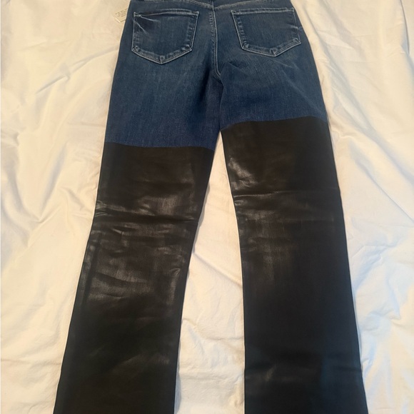 Ruth Mixed Media Coated
Straight Leg Jeans
Color: Magnolia/ Black Coated - Picture 9 of 10
